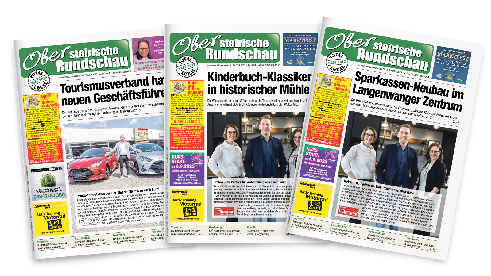 Unsere aktuellen Ausgaben